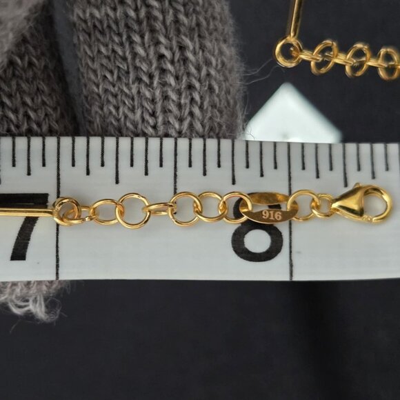 Gold bracelet 22K for small wrist Part 1 of 2 - Picture 13 of 13